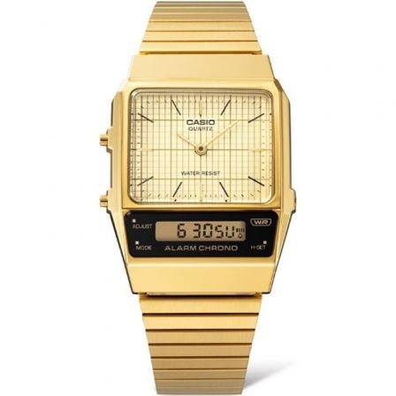 Casio AQ-800EG-9AEF Reloj Vintage Analógico y Digital Dorado